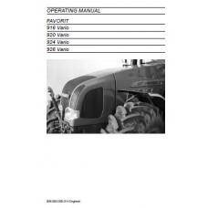 Fendt Favorit 916 - 920 - 924 - 926 Vario 900-Series Operators Manual